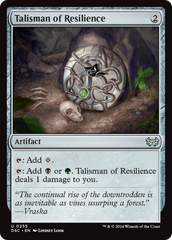 Talisman of Resilience [Duskmourn: House of Horror Commander] | Empire Gaming NC