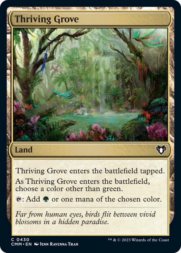 Thriving Grove [Commander Masters] | Empire Gaming NC