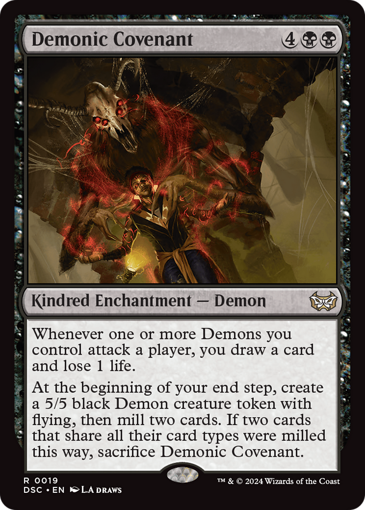 Demonic Covenant [Duskmourn: House of Horror Commander] | Empire Gaming NC