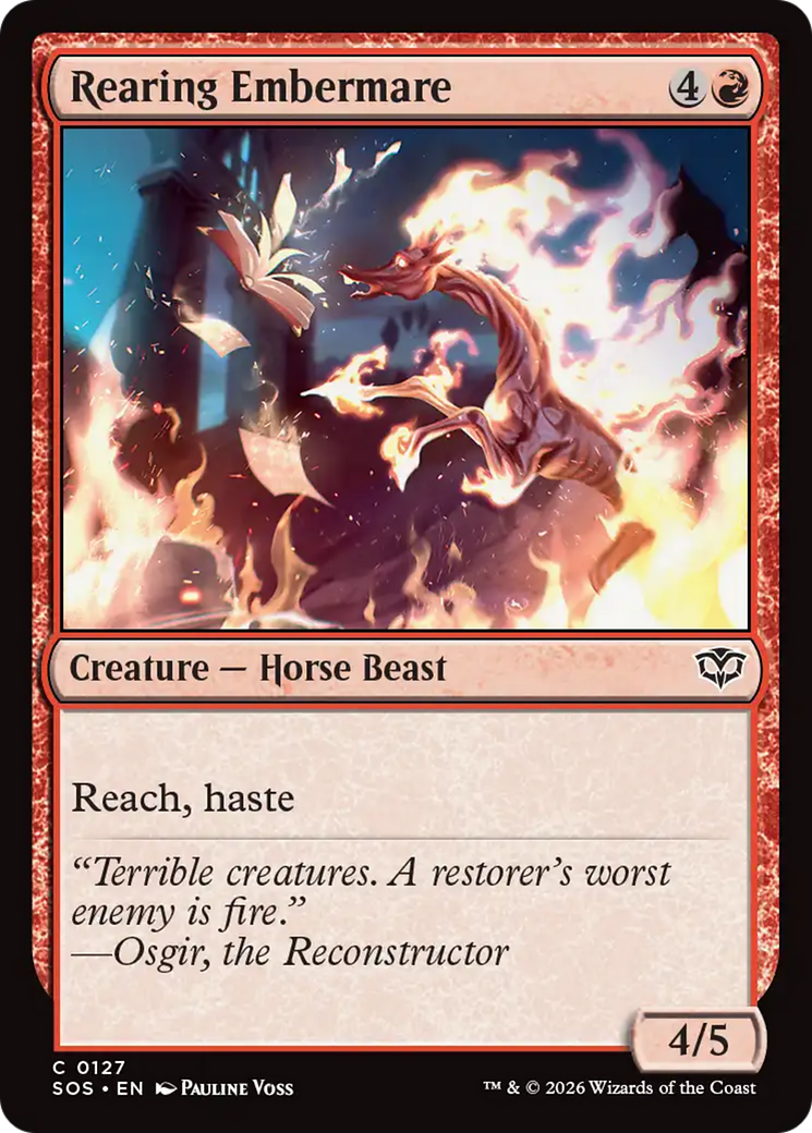 Rearing Embermare [Secrets of Strixhaven] | Empire Gaming NC