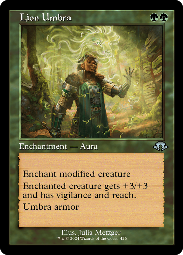 Lion Umbra (Retro Frame) [Modern Horizons 3] | Empire Gaming NC