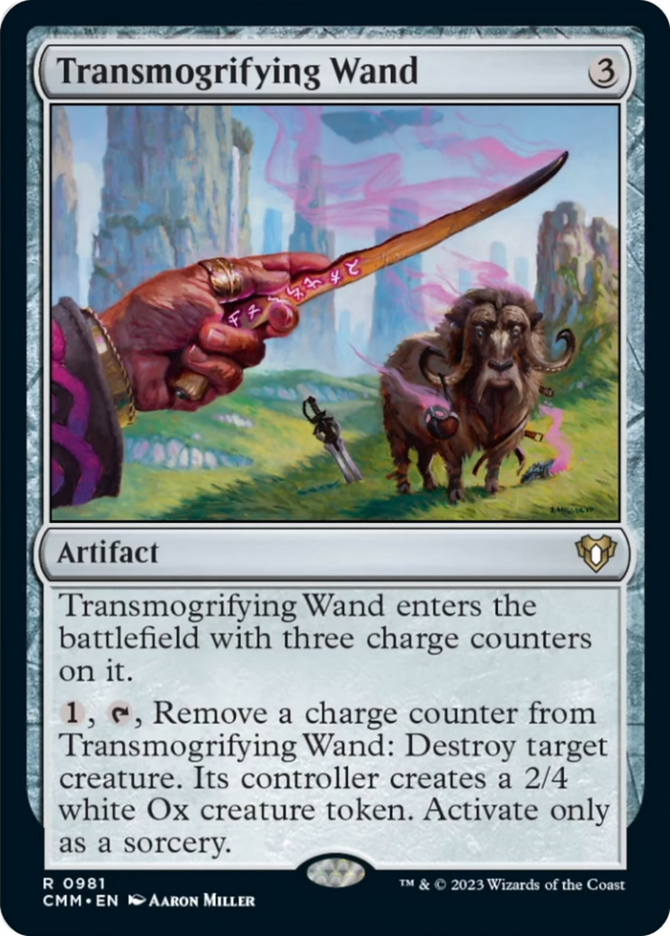 Transmogrifying Wand [Commander Masters] | Empire Gaming NC