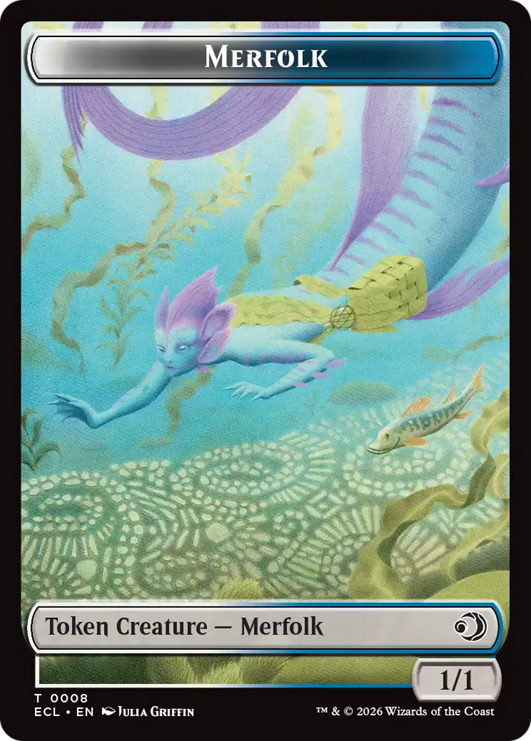 Shapeshifter // Merfolk Double-Sided Token [Lorwyn Eclipsed Tokens] | Empire Gaming NC