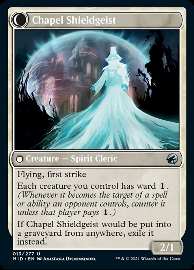 Chaplain of Alms // Chapel Shieldgeist [Innistrad: Midnight Hunt] | Empire Gaming NC
