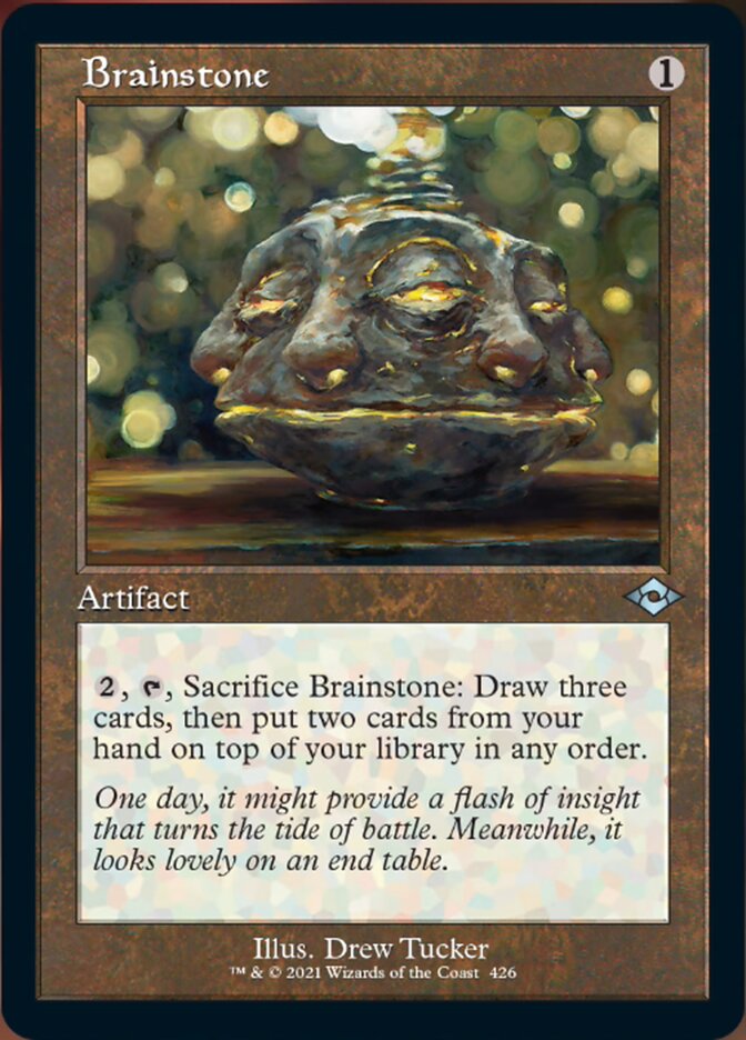 Brainstone (Retro Foil Etched) [Modern Horizons 2] | Empire Gaming NC