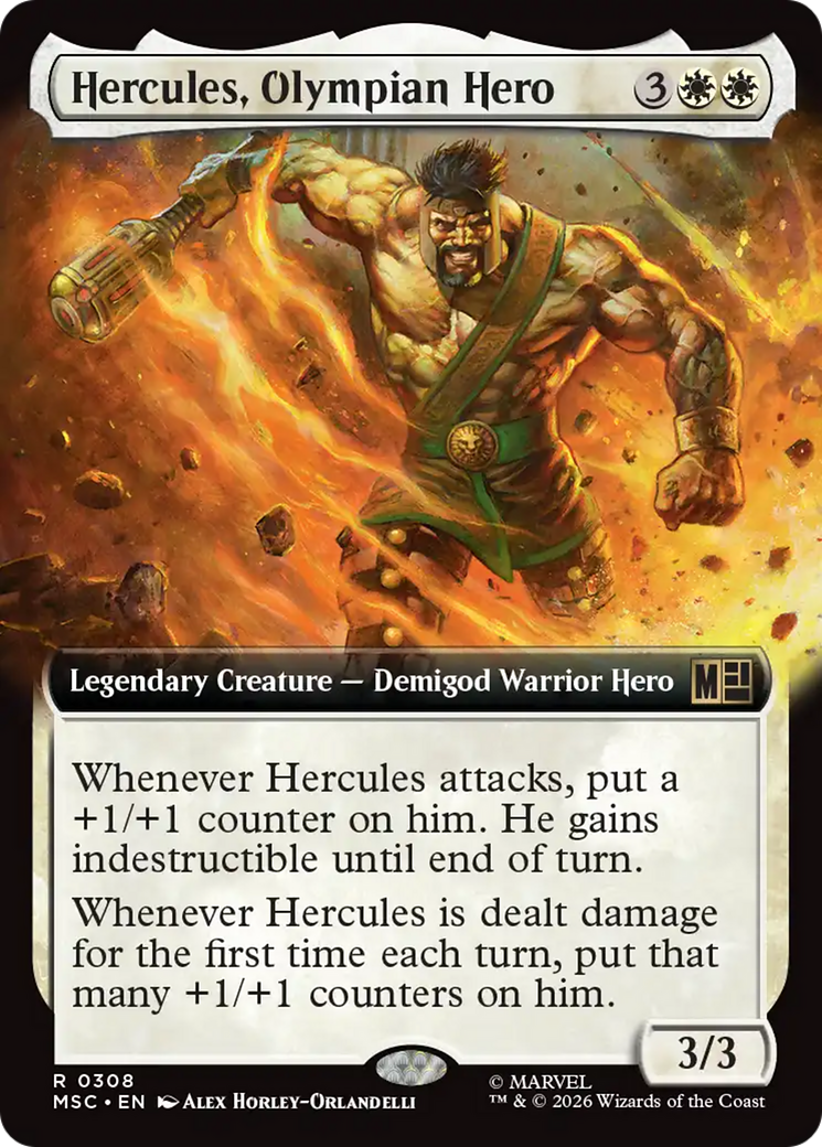 Hercules, Olympian Hero (Extended Art) [Marvel Super Heroes Commander] | Empire Gaming NC
