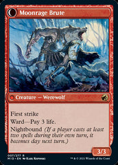 Brutal Cathar // Moonrage Brute [Innistrad: Midnight Hunt] | Empire Gaming NC