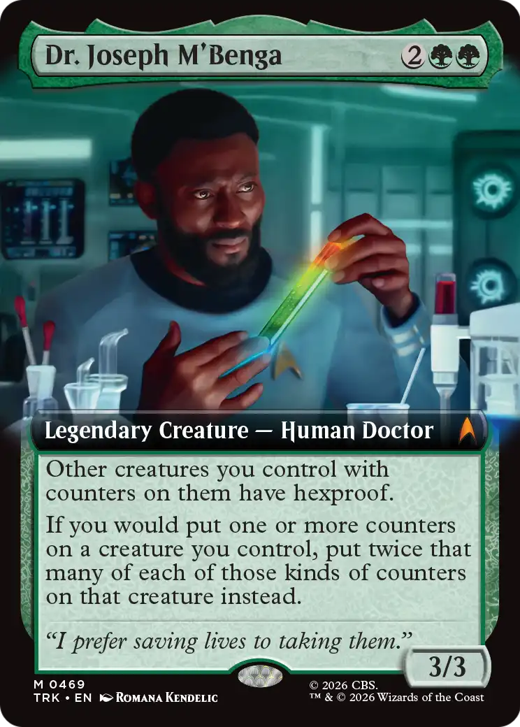 Dr. Joseph M'Benga (Extended Art) [Star Trek] | Empire Gaming NC