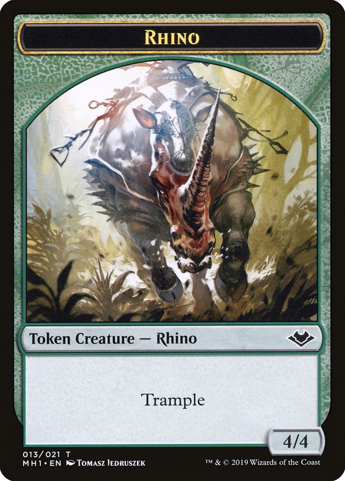 Bird (003) // Rhino (013) Double-Sided Token [Modern Horizons Tokens] | Empire Gaming NC