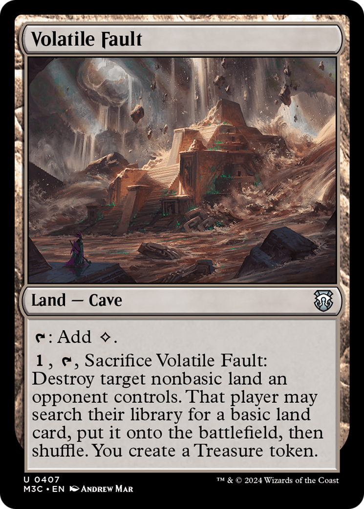 Volatile Fault (Ripple Foil) [Modern Horizons 3 Commander] | Empire Gaming NC