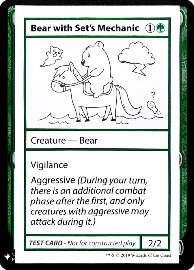 Bear with Set's Mechanic [Mystery Booster Playtest Cards] | Empire Gaming NC