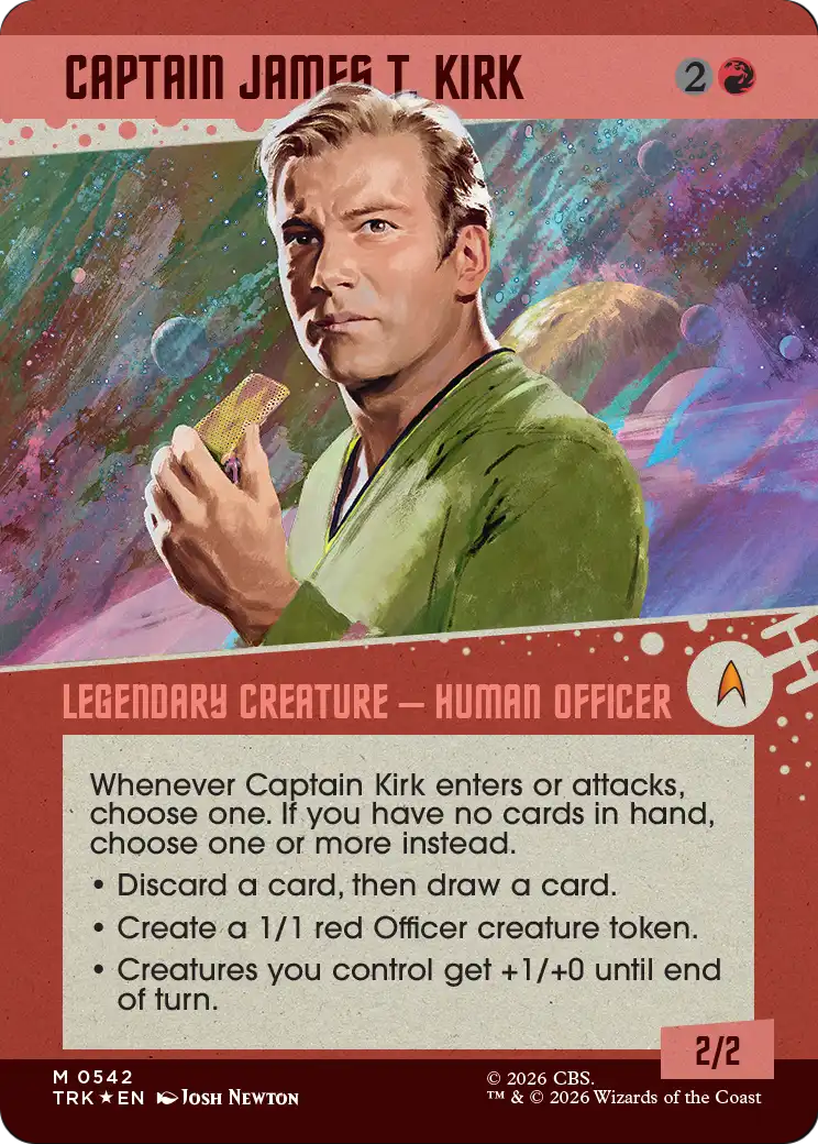 Captain James T. Kirk (Showcase) (Surge Foil) [Star Trek] | Empire Gaming NC