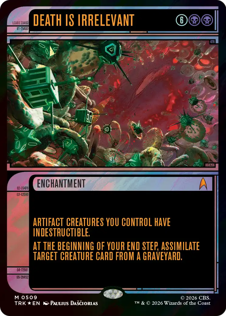 Death Is Irrelevant (Showcase) (Surge Foil) [Star Trek] | Empire Gaming NC