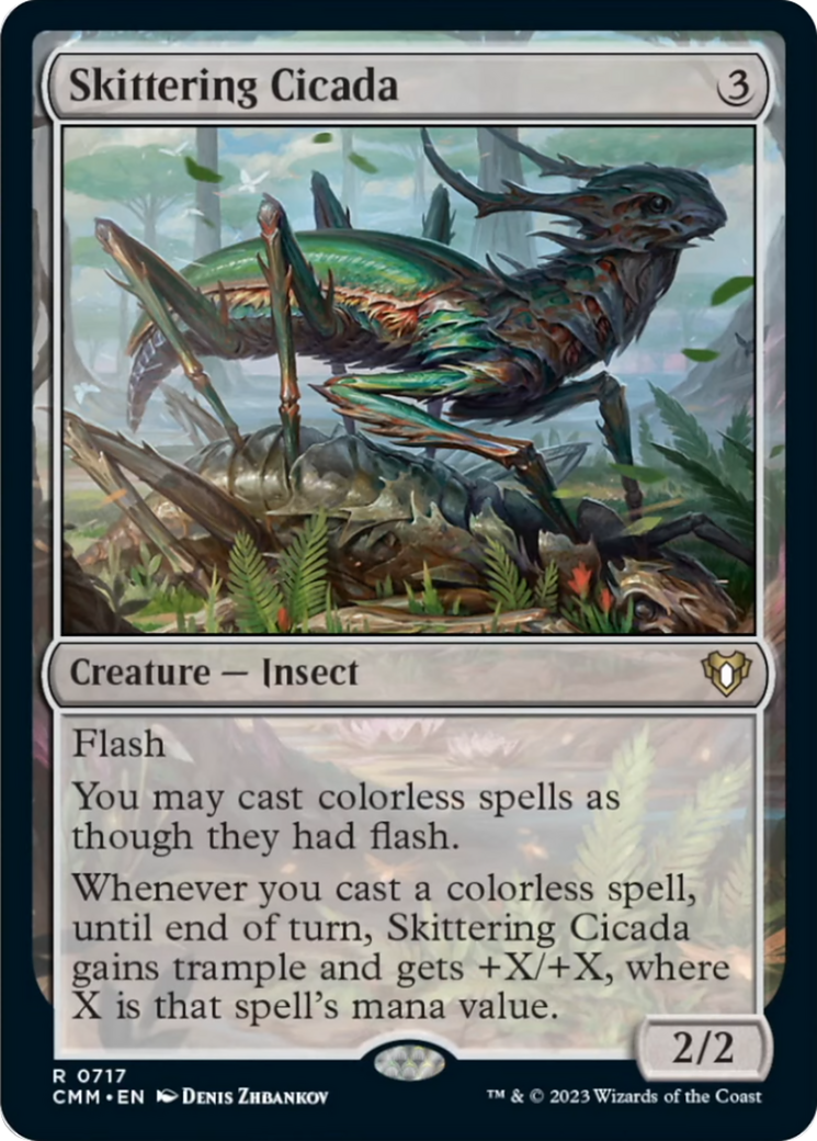 Skittering Cicada [Commander Masters] | Empire Gaming NC