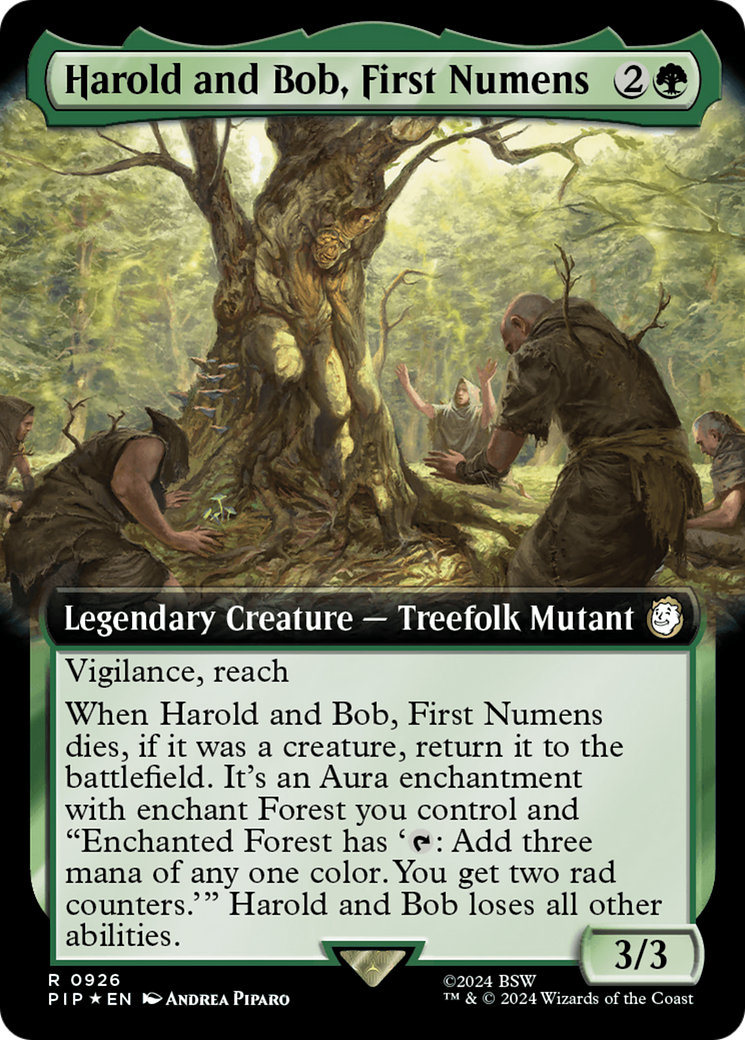 Harold and Bob, First Numens (Extended Art) (Surge Foil) [Fallout] | Empire Gaming NC