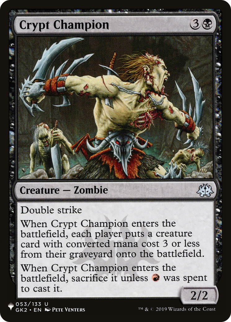 Crypt Champion [The List] | Empire Gaming NC