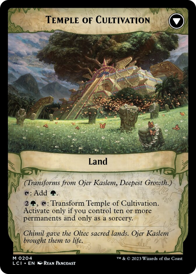 Ojer Kaslem, Deepest Growth // Temple of Cultivation [The Lost Caverns of Ixalan] | Empire Gaming NC