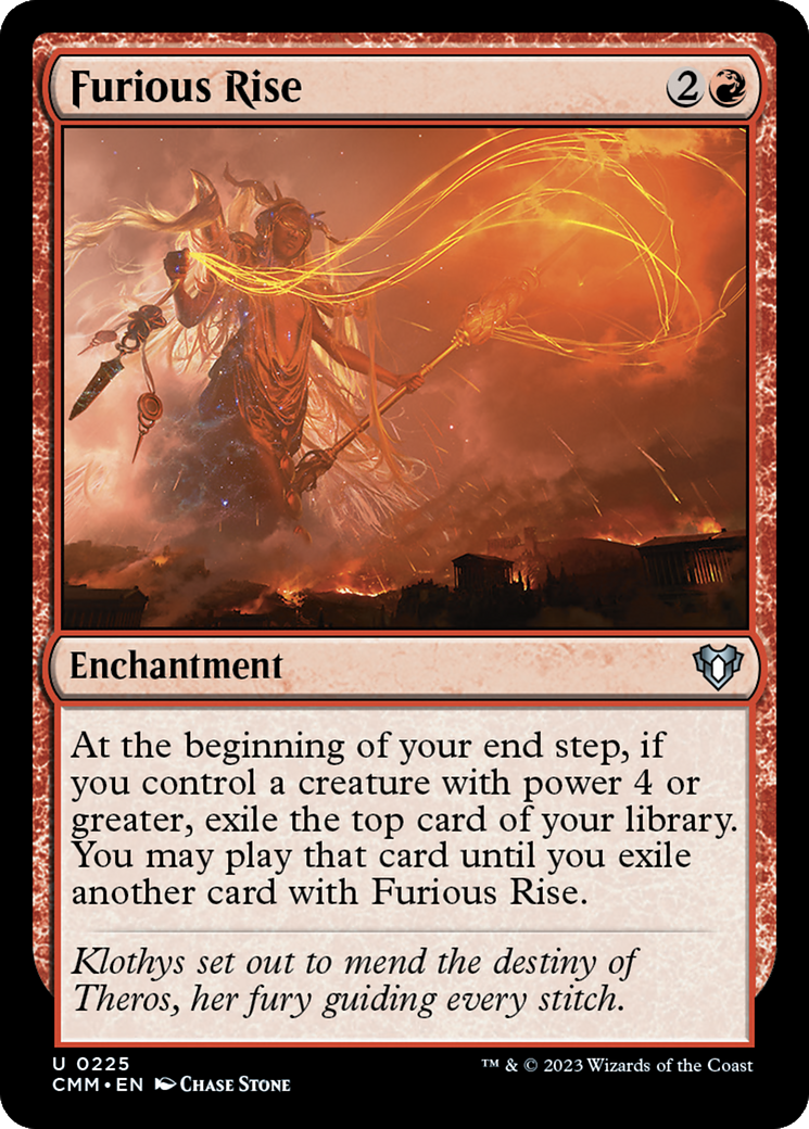 Furious Rise [Commander Masters] | Empire Gaming NC