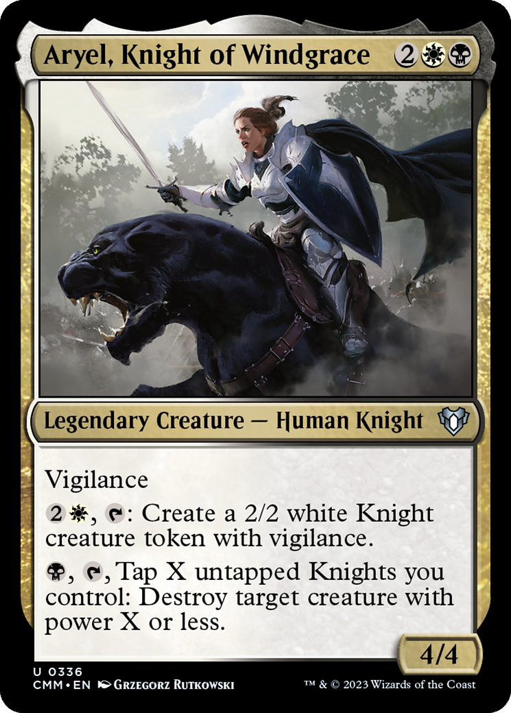 Aryel, Knight of Windgrace [Commander Masters] | Empire Gaming NC