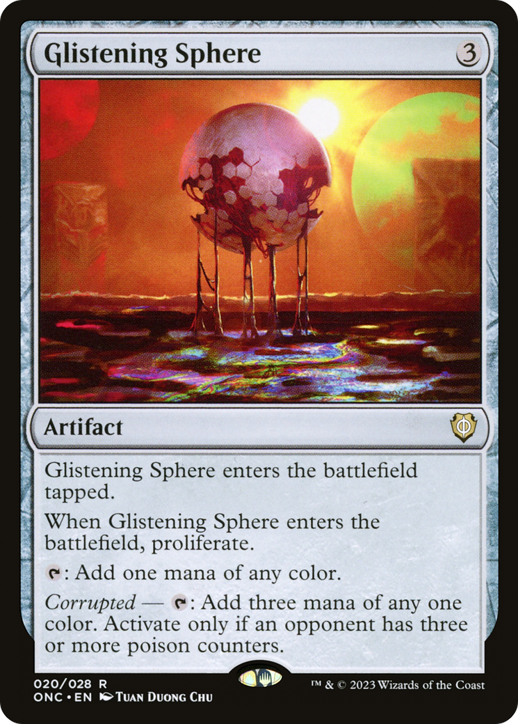 Glistening Sphere [Phyrexia: All Will Be One Commander] | Empire Gaming NC