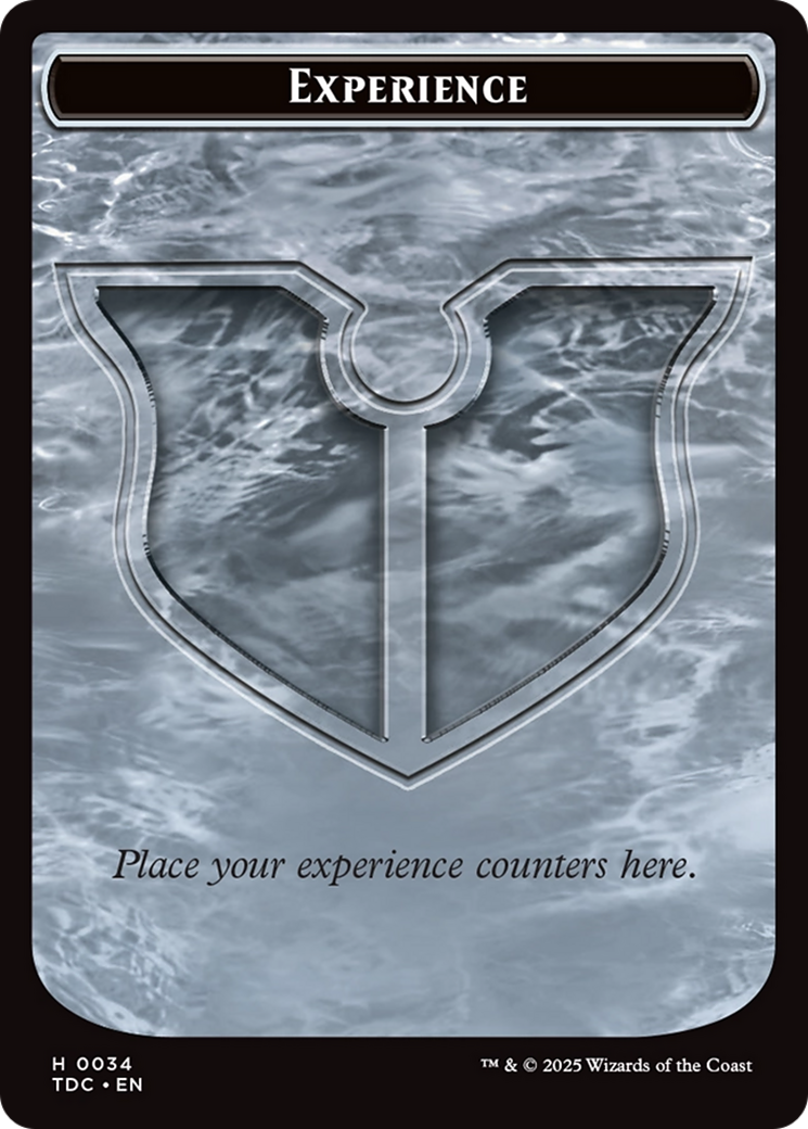 Experience // Treasure Double-Sided Token [Tarkir: Dragonstorm Commander Tokens] | Empire Gaming NC