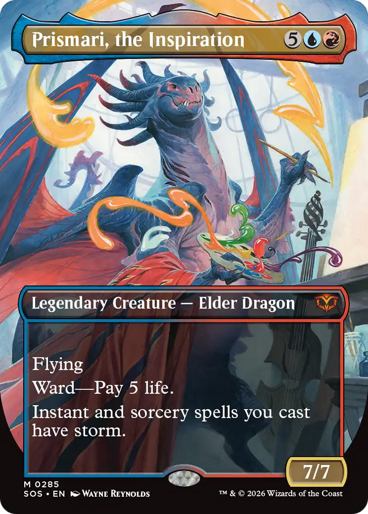 Prismari, the Inspiration (Borderless) [Secrets of Strixhaven] | Empire Gaming NC