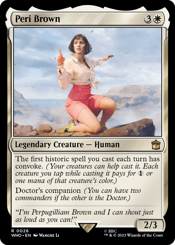 Peri Brown [Doctor Who] | Empire Gaming NC