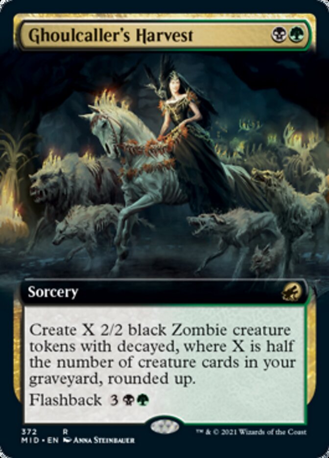 Ghoulcaller's Harvest (Extended Art) [Innistrad: Midnight Hunt] | Empire Gaming NC