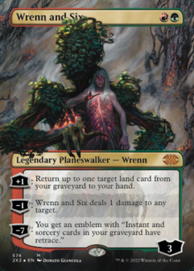 Wrenn and Six (Textured Foil) [Double Masters 2022] | Empire Gaming NC