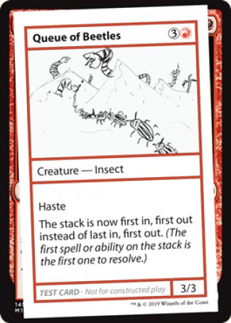 Queue of Beetles (2021 Edition) [Mystery Booster Playtest Cards] | Empire Gaming NC