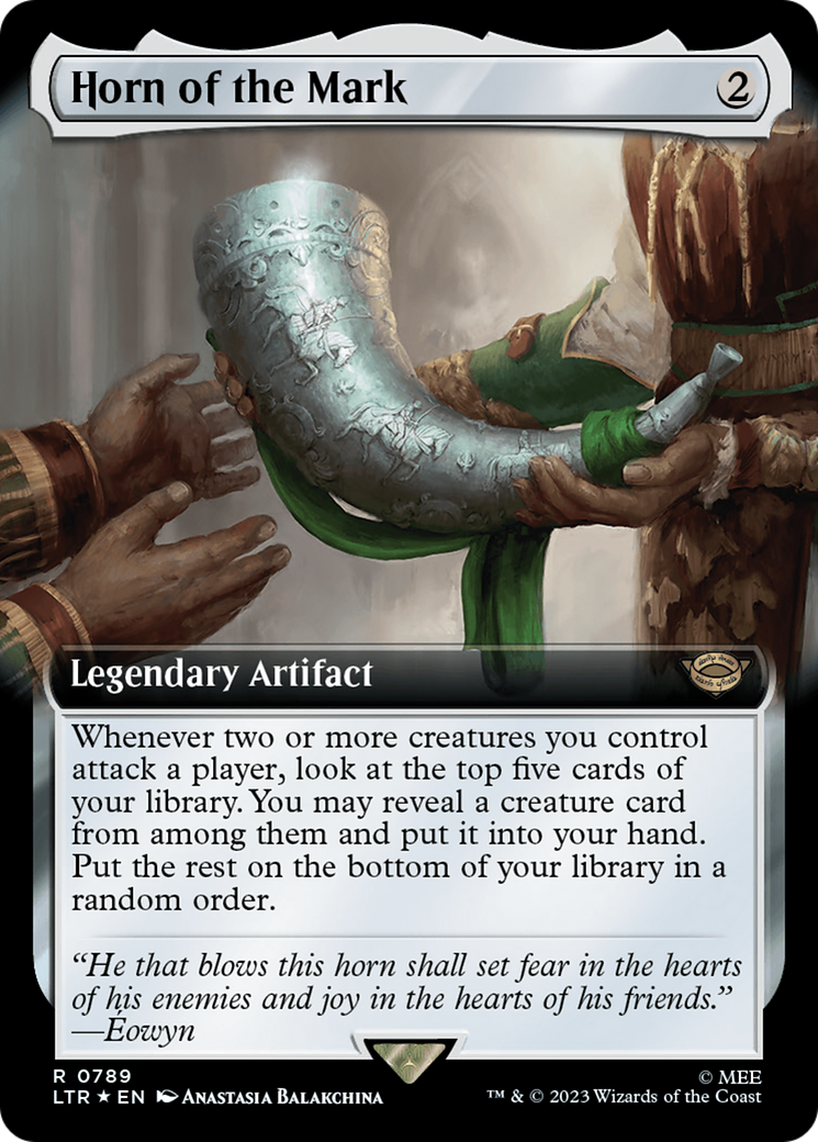 Horn of the Mark (Extended Art) (Surge Foil) [The Lord of the Rings: Tales of Middle-Earth] | Empire Gaming NC