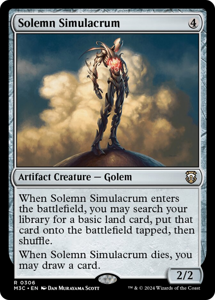 Solemn Simulacrum [Modern Horizons 3 Commander] | Empire Gaming NC