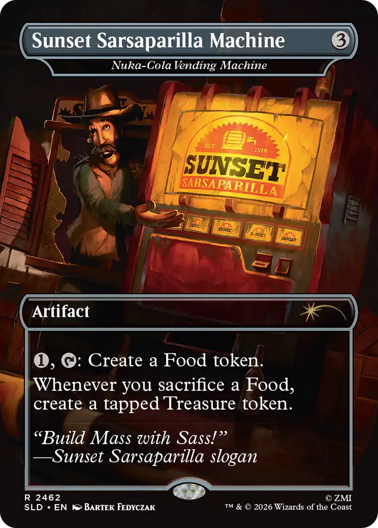 Sunset Sarsaparilla Machine - Nuka-Cola Vending Machine [Secret Lair Drop Series] | Empire Gaming NC