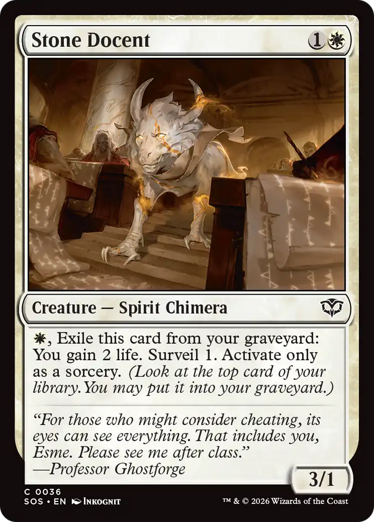 Stone Docent [Secrets of Strixhaven] | Empire Gaming NC