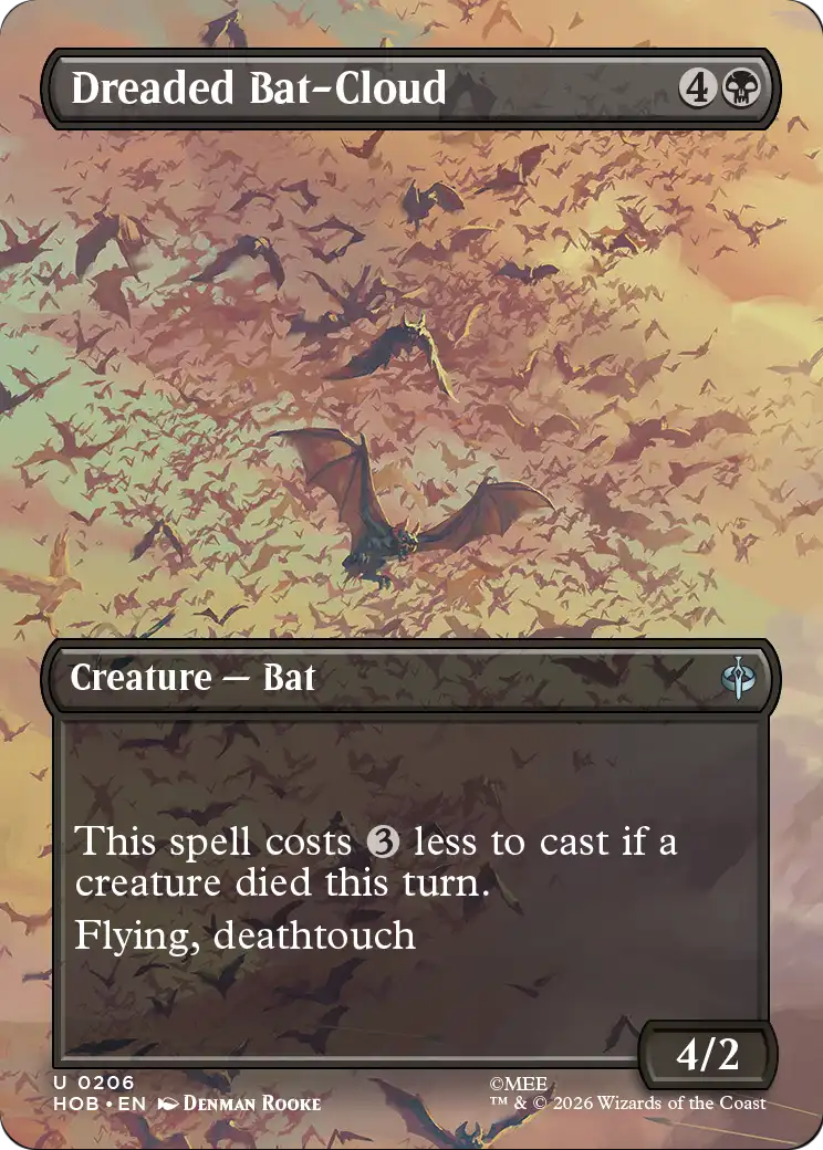 Dreaded Bat-Cloud (Borderless) [The Hobbit] | Empire Gaming NC