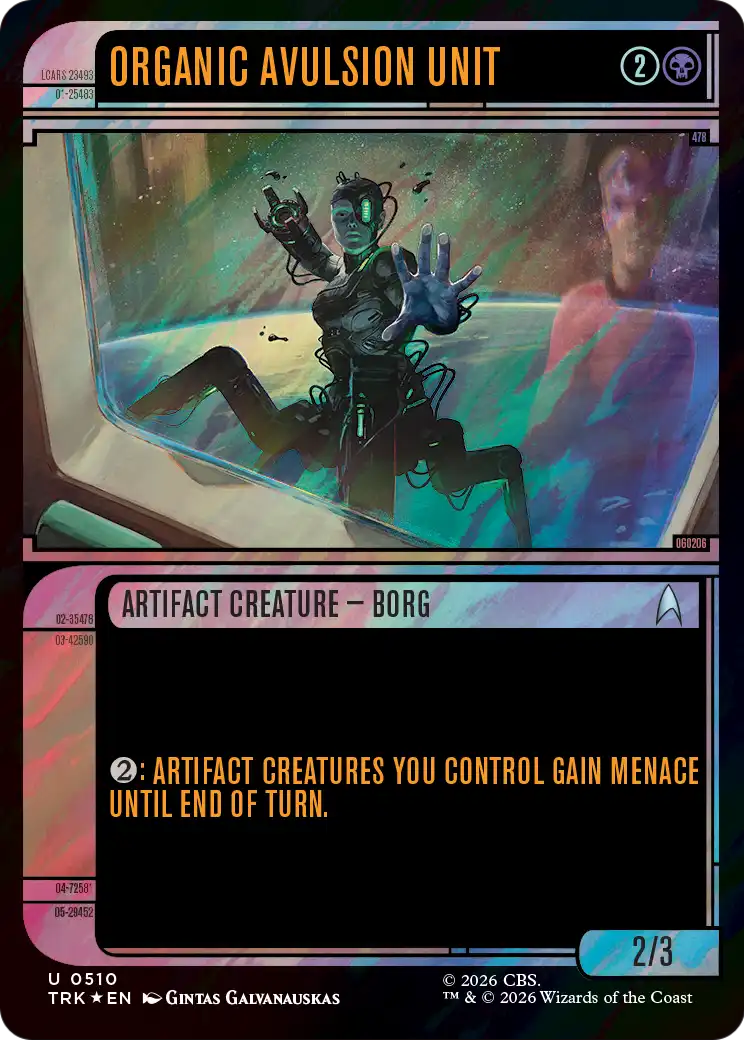 Organic Avulsion Unit (Showcase) (Surge Foil) [Star Trek] | Empire Gaming NC