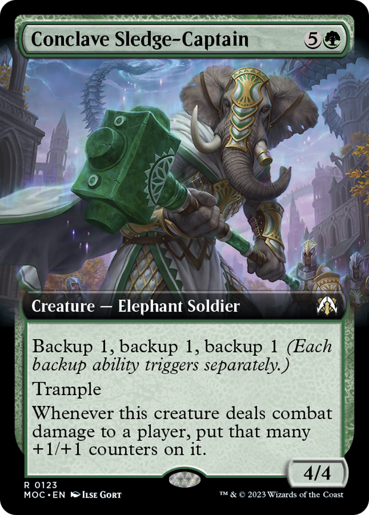 Conclave Sledge-Captain (Extended Art) [March of the Machine Commander] | Empire Gaming NC