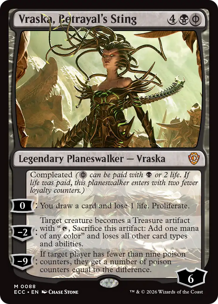 Vraska, Betrayal's Sting [Lorwyn Eclipsed Commander] | Empire Gaming NC