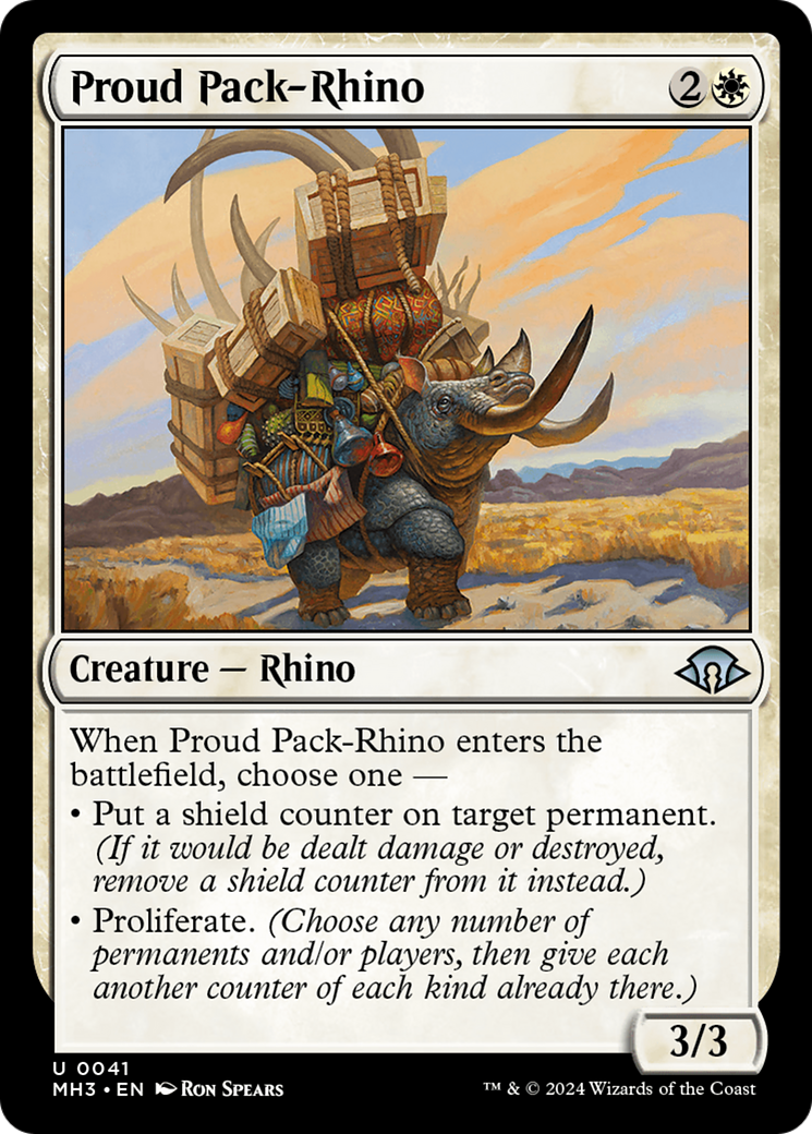 Proud Pack-Rhino [Modern Horizons 3] | Empire Gaming NC