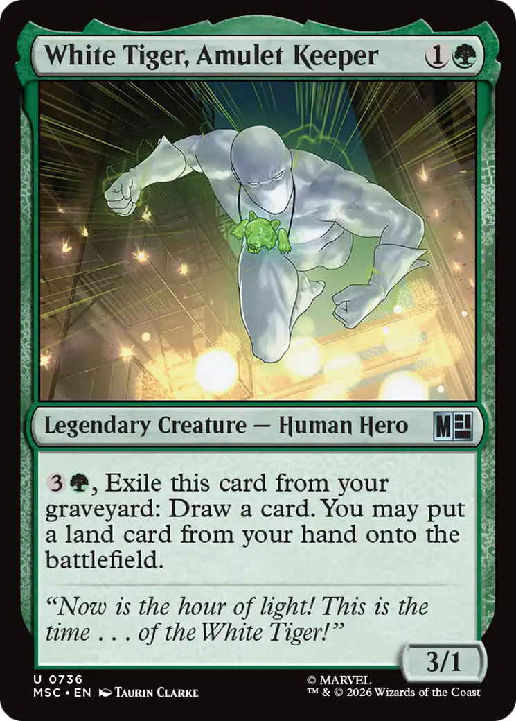 White Tiger, Amulet Keeper [Marvel Super Heroes Commander] | Empire Gaming NC