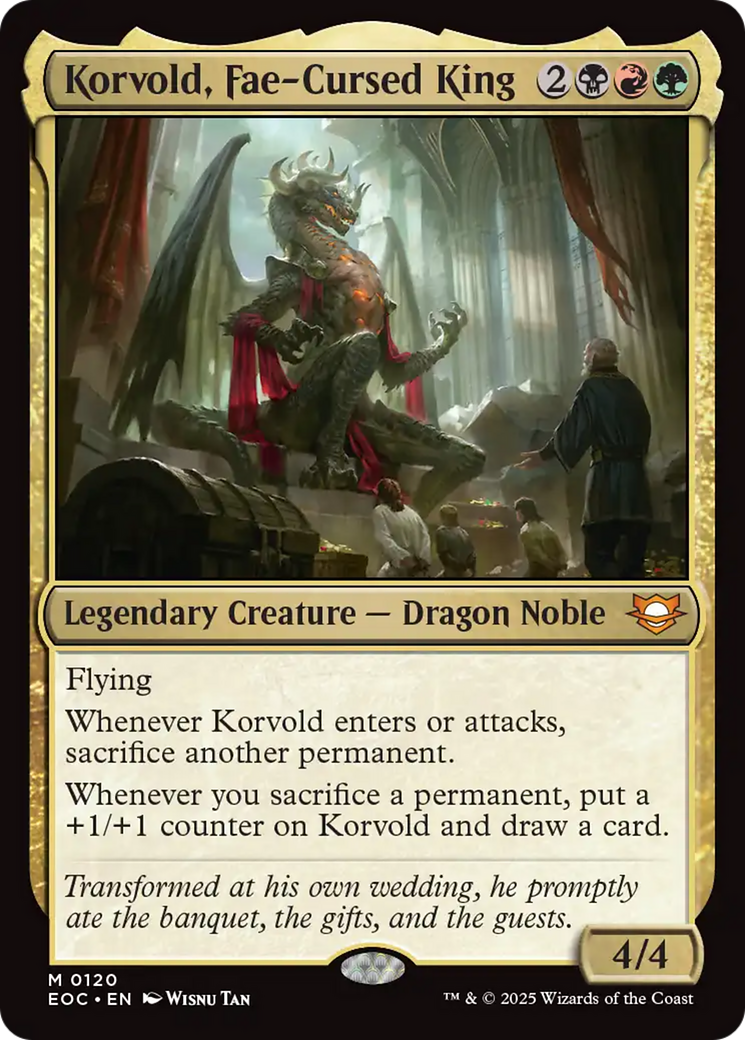 Korvold, Fae-Cursed King [Edge of Eternities Commander] | Empire Gaming NC
