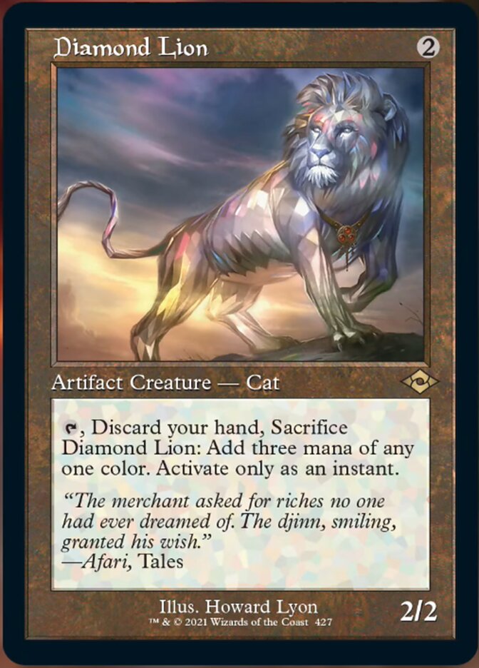 Diamond Lion (Retro Foil Etched) [Modern Horizons 2] | Empire Gaming NC