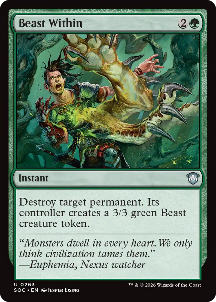 Beast Within [Secrets of Strixhaven Commander] | Empire Gaming NC