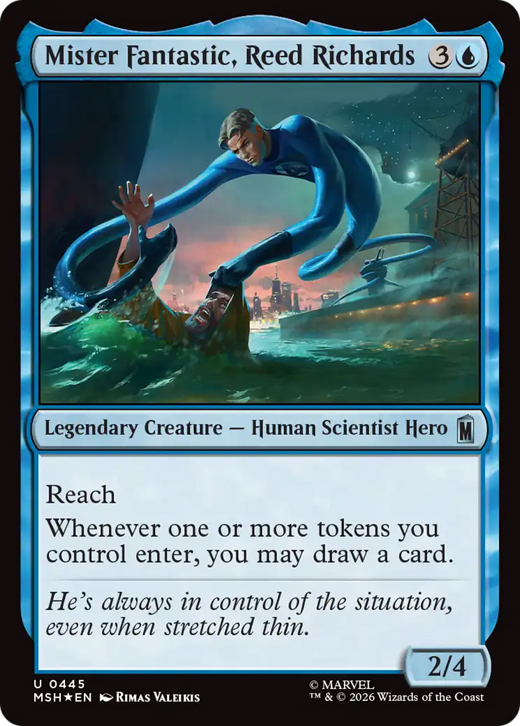 Mister Fantastic, Reed Richards (Surge Foil) [Marvel Super Heroes] | Empire Gaming NC