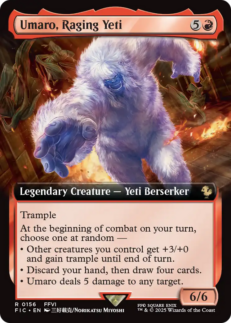 Umaro, Raging Yeti (Extended Art) [FINAL FANTASY Commander] | Empire Gaming NC