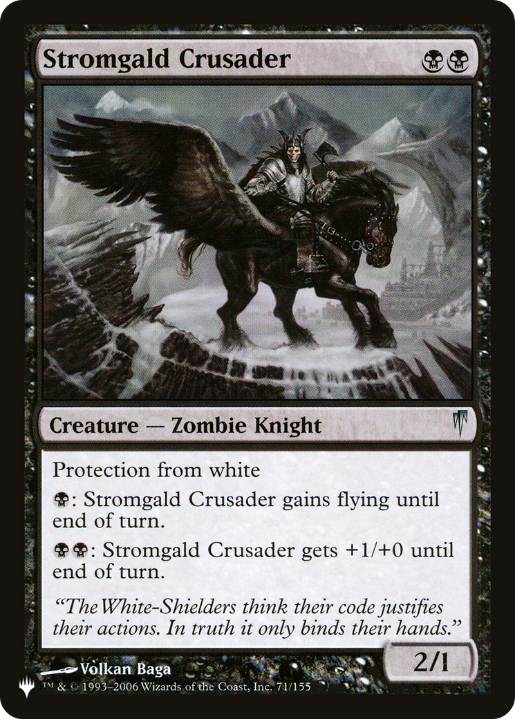 Stromgald Crusader [The List] | Empire Gaming NC