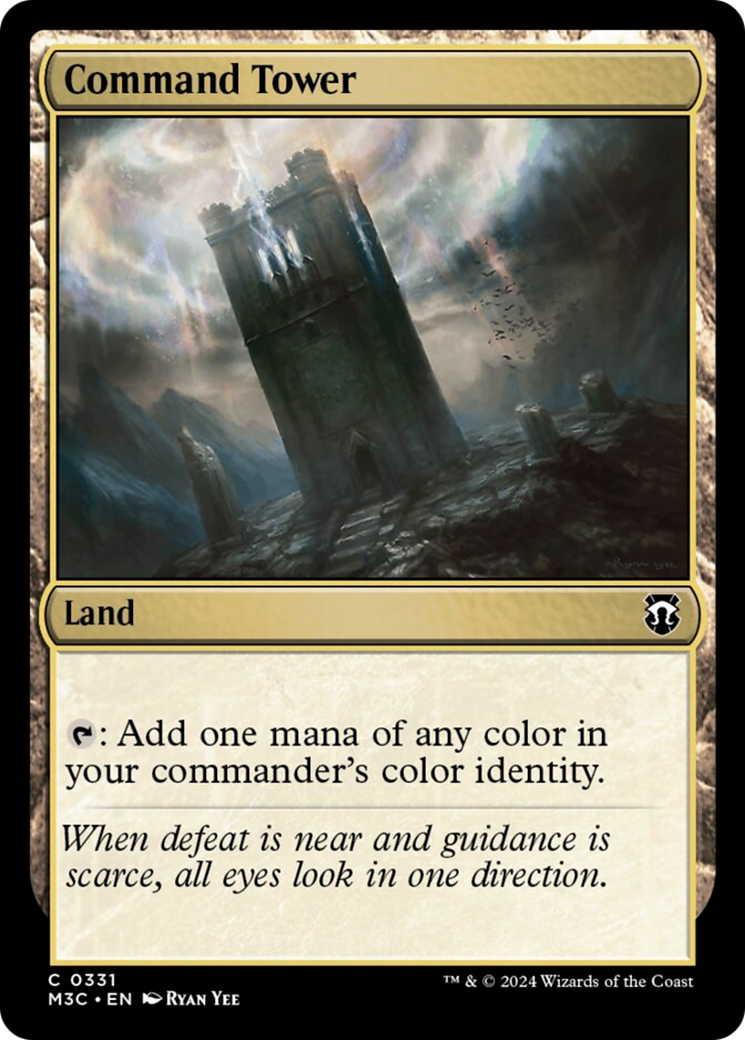 Command Tower (Ripple Foil) [Modern Horizons 3 Commander] | Empire Gaming NC