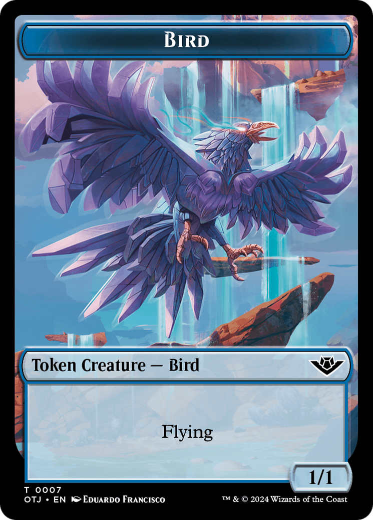 Bird Token [Outlaws of Thunder Junction Tokens] | Empire Gaming NC