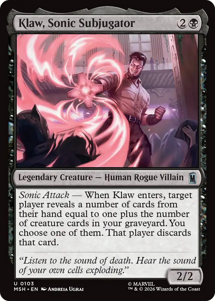 Klaw, Sonic Subjugator [Marvel Super Heroes] | Empire Gaming NC