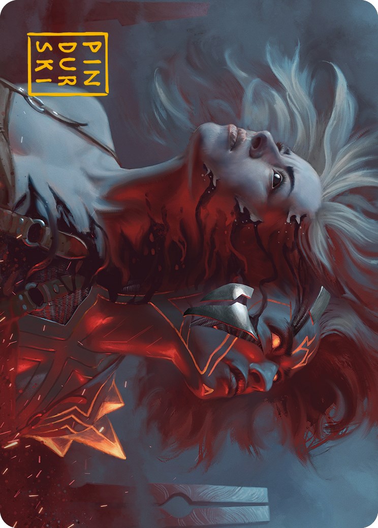 Thrill of Possibility Art Card (Gold-Stamped Signature) [Phyrexia: All Will Be One Art Series] | Empire Gaming NC